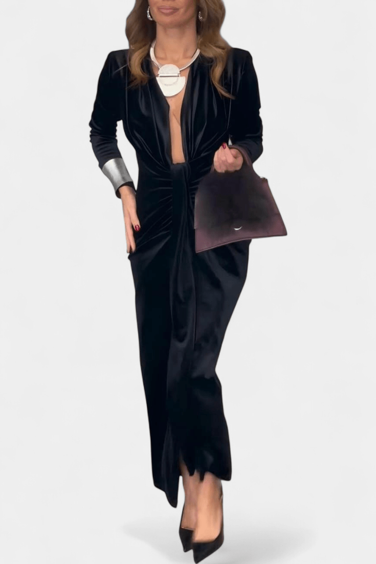 Luna | Velvet Dress