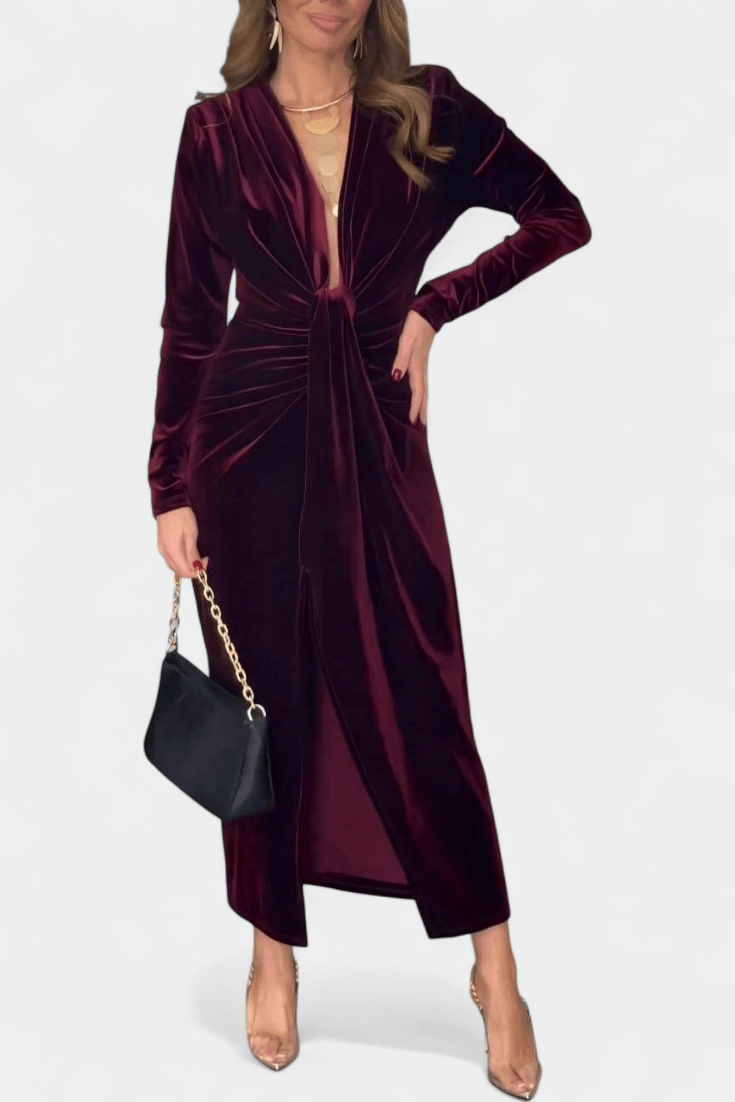 Luna | Velvet Dress
